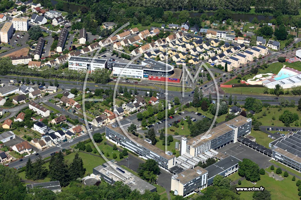 Photo arienne de Le Mans (Funay - Bruyres)