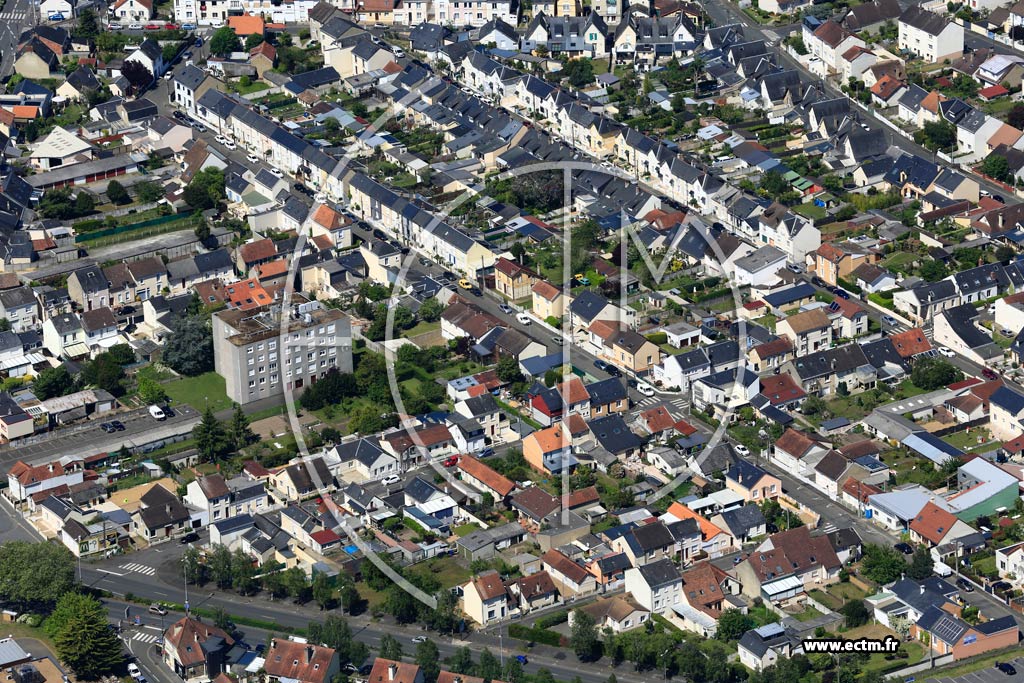 Photo arienne de Le Mans (Funay - Bruyres)
