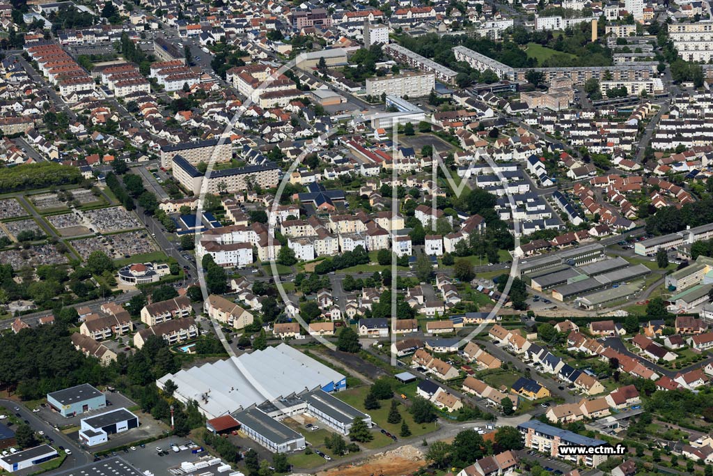 Photo arienne de Le Mans (Pin - Vert Galant)