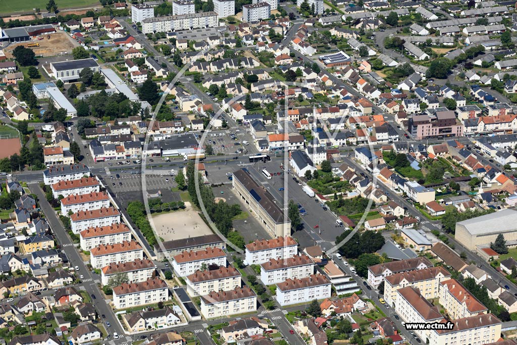 Photo arienne de Le Mans (Pin - Vert Galant)