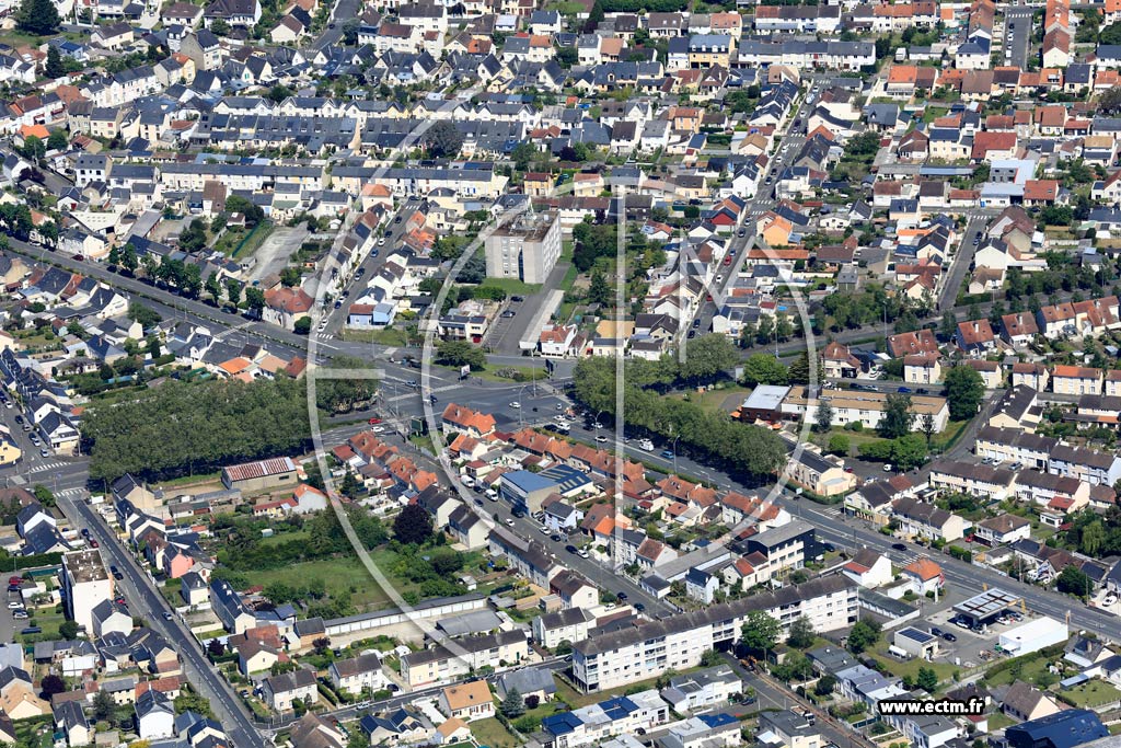 Photo arienne de Le Mans (Pontlieue - Rocade)