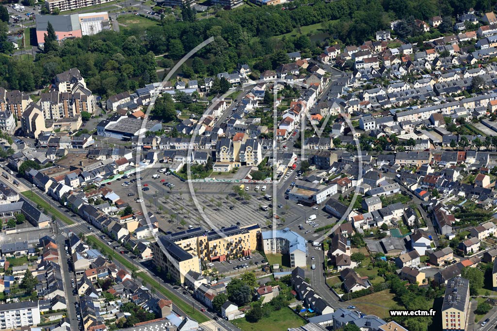 Photo arienne de Le Mans (Pontlieue - Rocade)