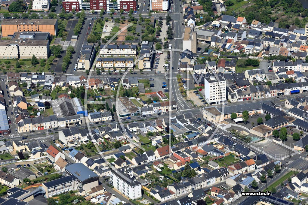 Photo arienne de Le Mans (Pontlieue - Rocade)