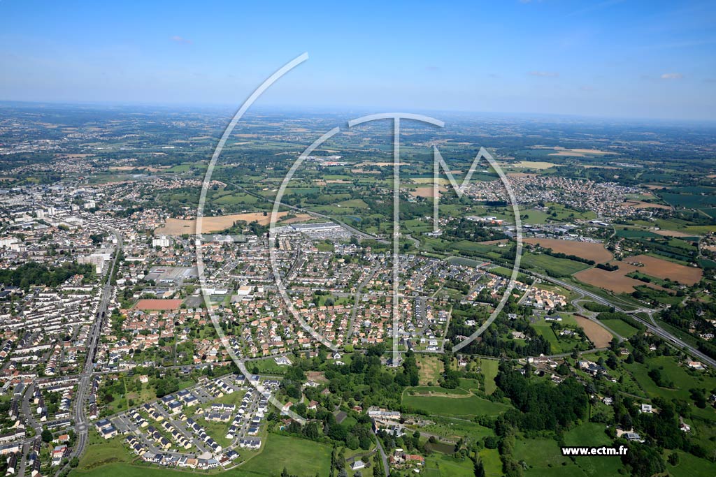 Photo arienne de Le Mans (Villaret - Meslier)