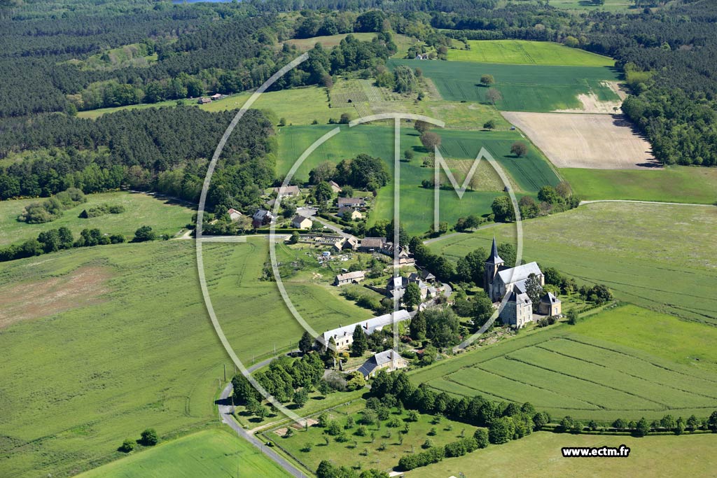 Photo arienne de Chteau-l'Hermitage