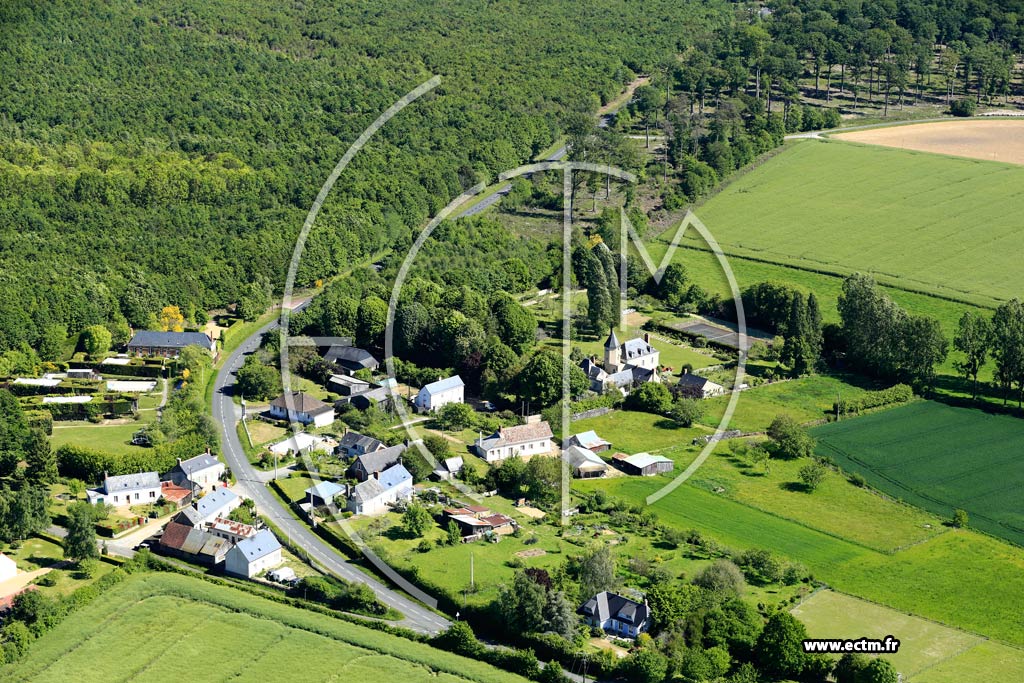 Photo arienne de Jupilles (La Chauvinire)