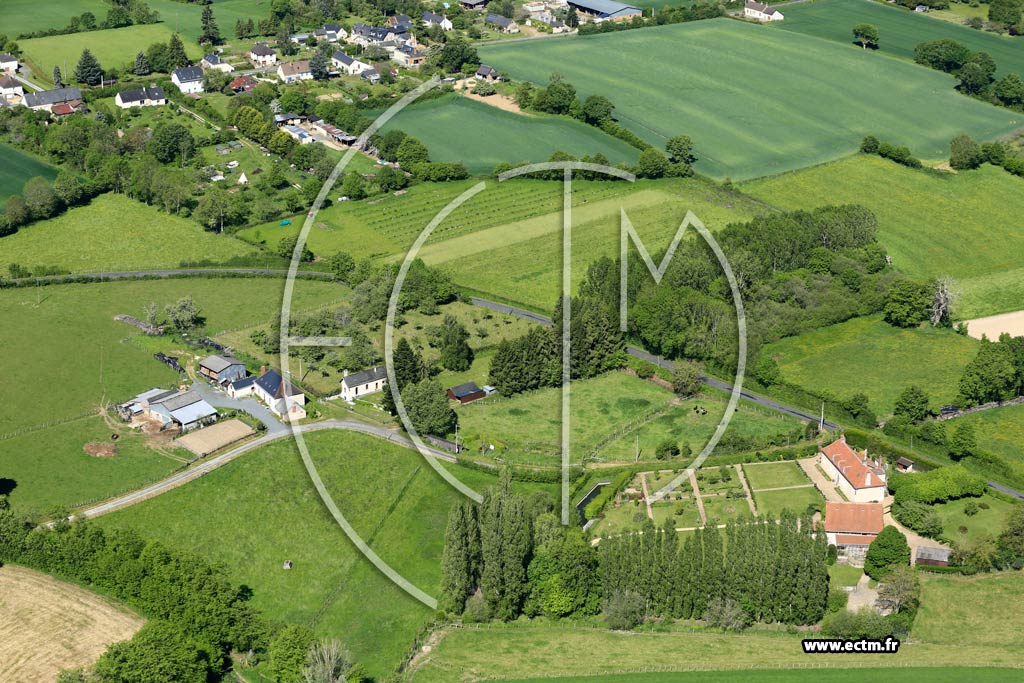 Photo arienne de Jupilles (La Roche)