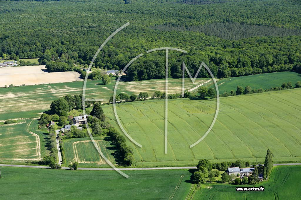 Photo arienne de Jupilles (Le Buisson)
