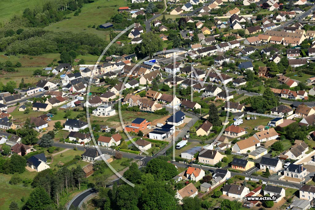 Photo arienne de Monc-en-Belin