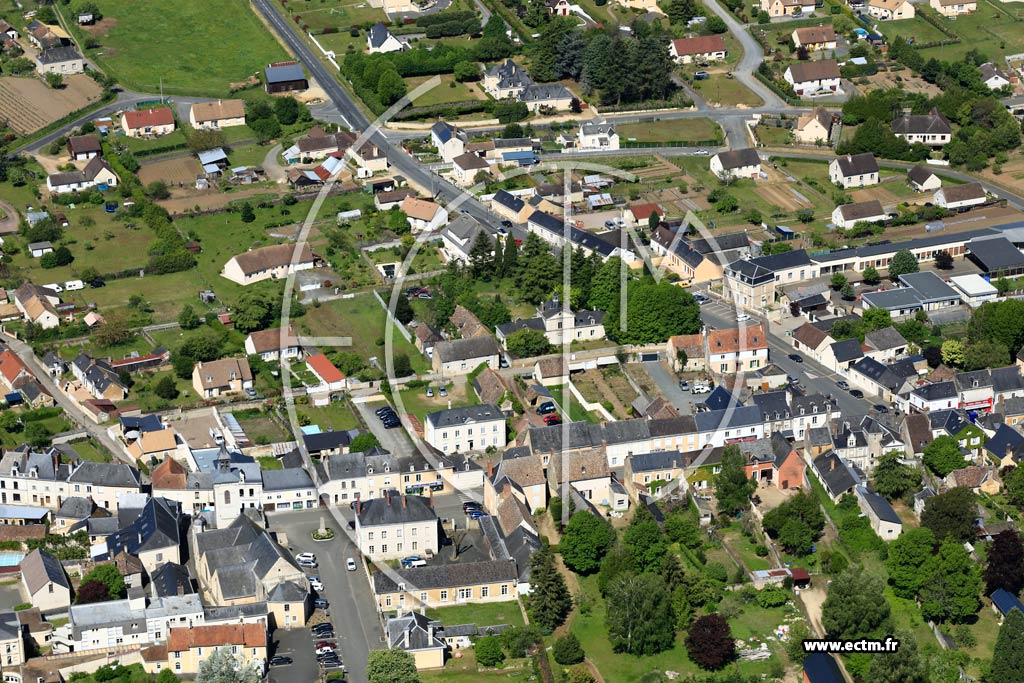 Photo arienne de Pontvallain