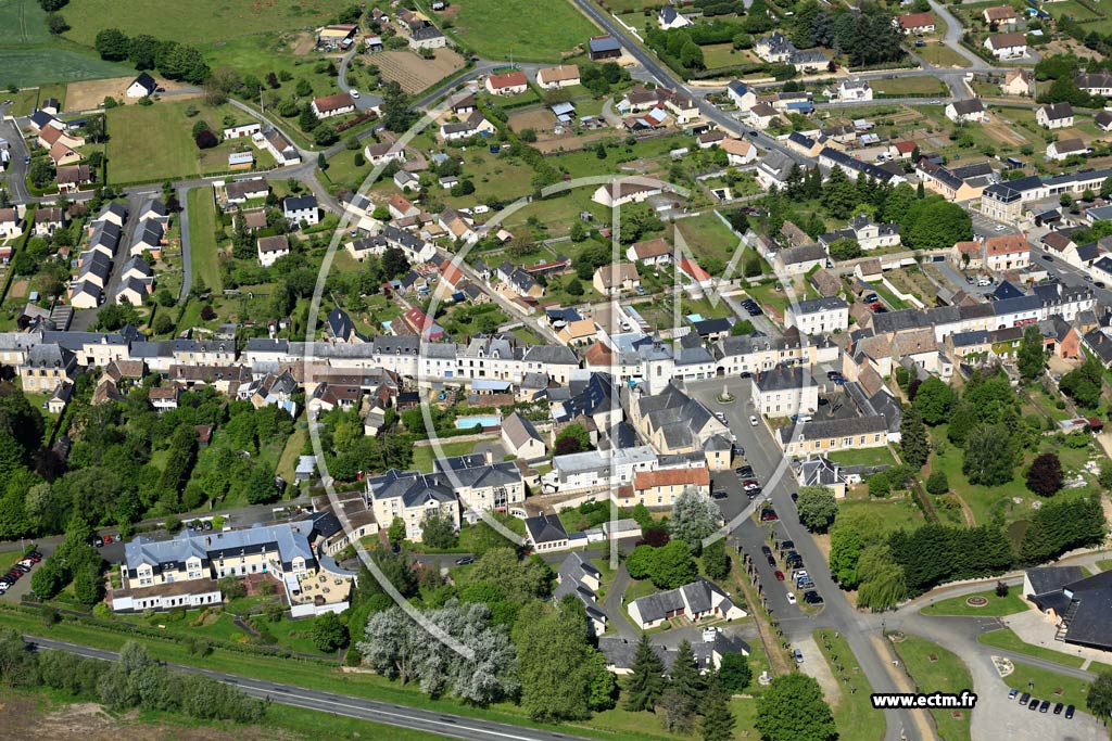 Photo arienne de Pontvallain