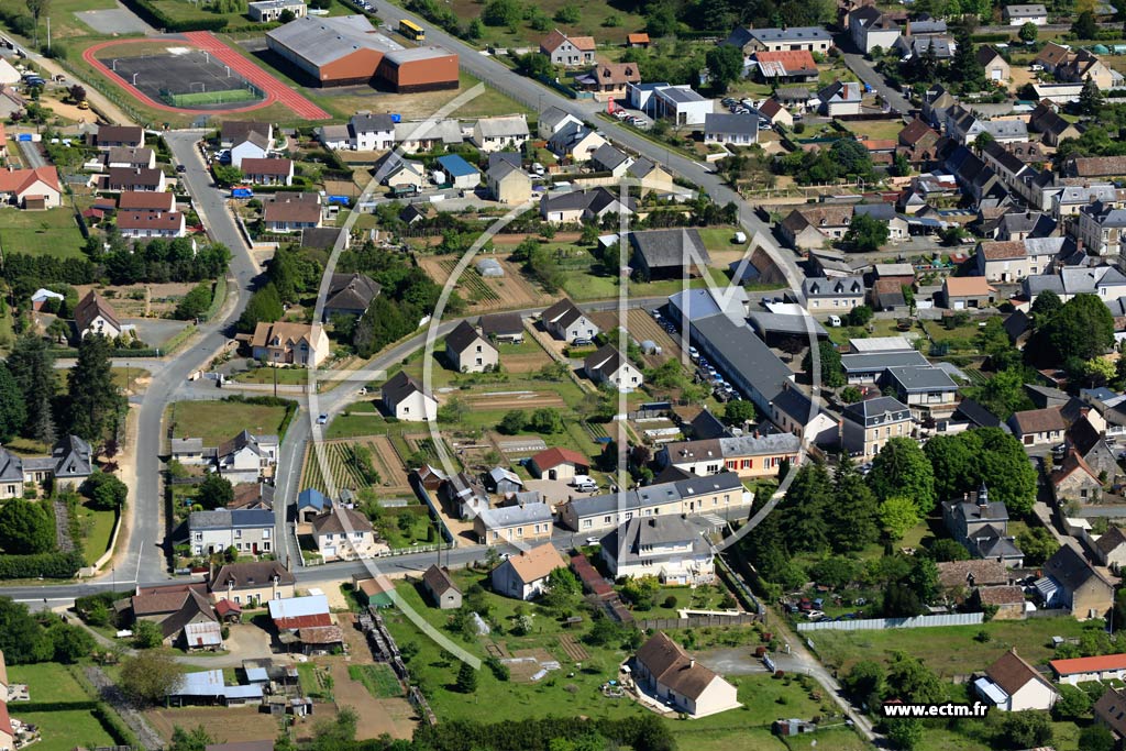 Photo arienne de Pontvallain