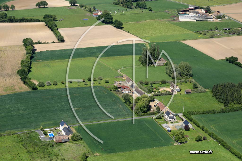 Photo arienne de Saint-Biez-en-Belin (La Gaudire)