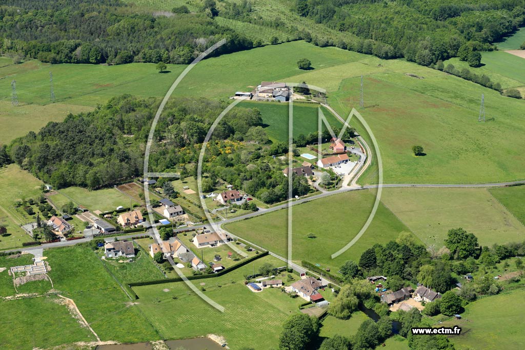 Photo arienne de Saint-Biez-en-Belin (La Heulire)