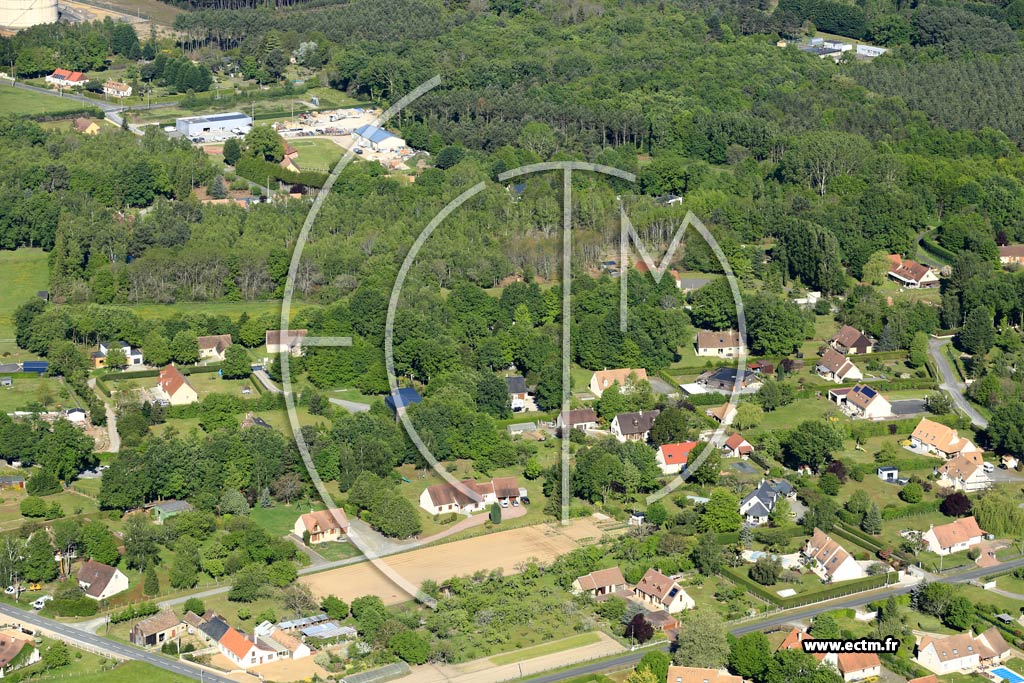 Photo arienne de Saint-Gervais-en-Belin (La Boujontire)