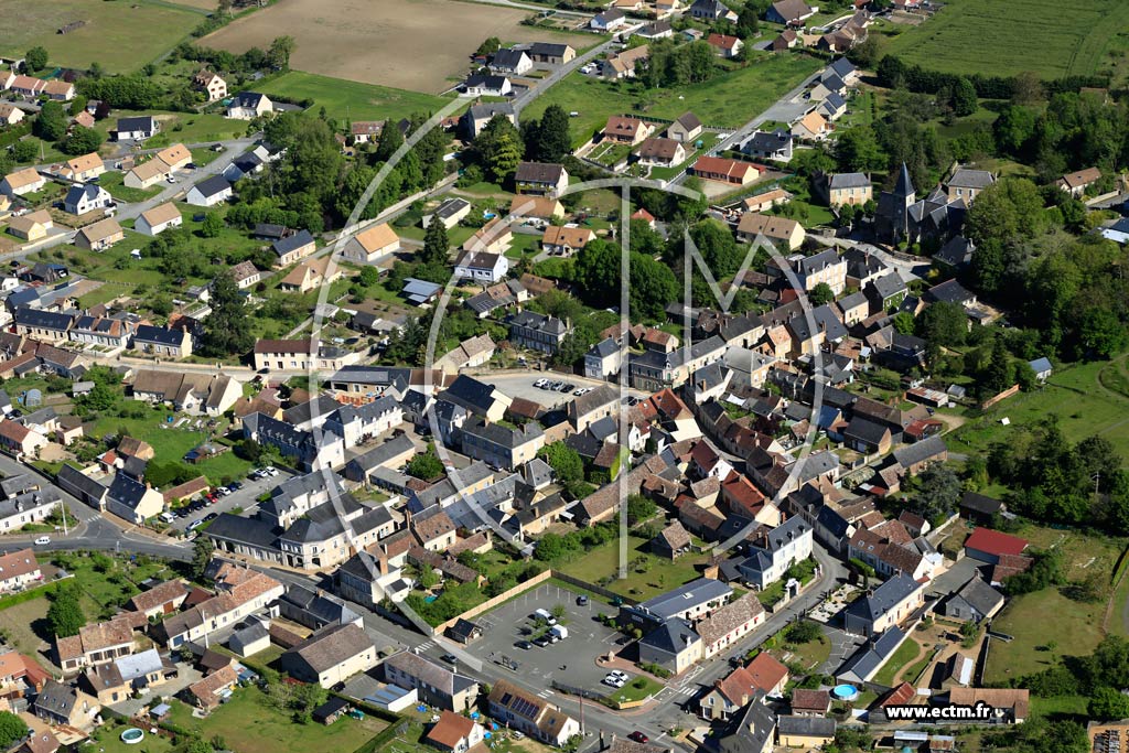 Photo arienne de Saint-Mars-d'Outill