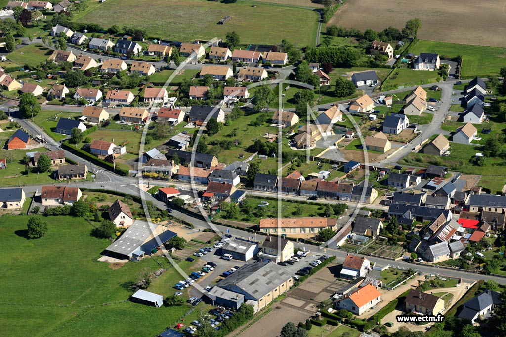 Photo arienne de Saint-Mars-d'Outill