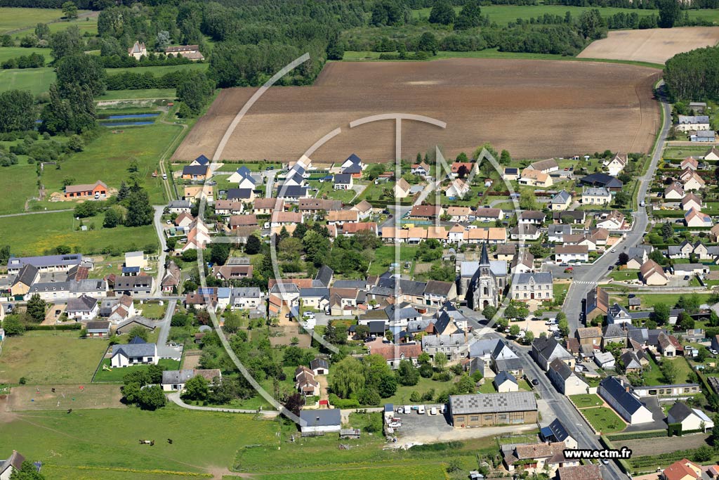 Photo arienne de Saint-Ouen-en-Belin