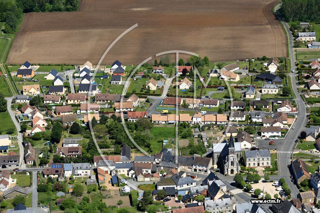 Photo arienne de Saint-Ouen-en-Belin