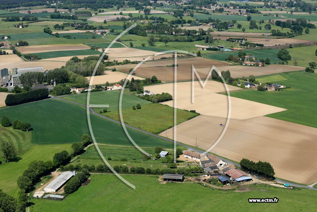 Photo arienne de Saint-Ouen-en-Belin (La Maintraie)