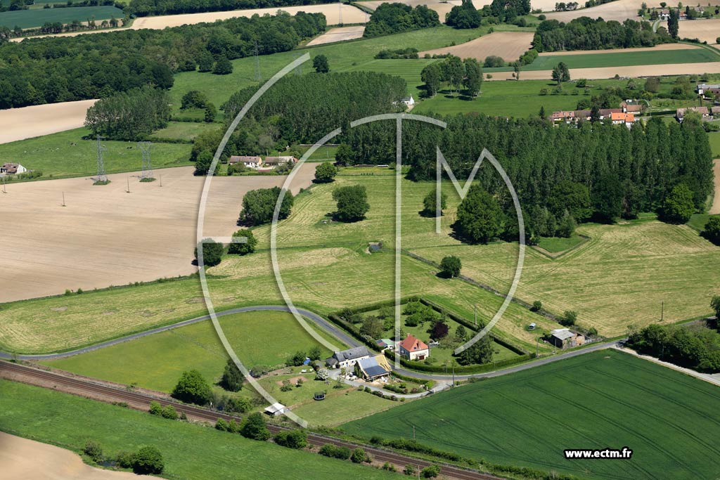 Photo arienne de Saint-Ouen-en-Belin (La Termelire)