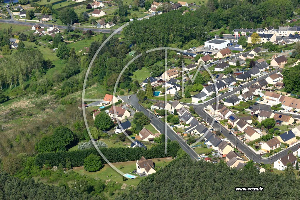Photo arienne de Crans-Foulletourte