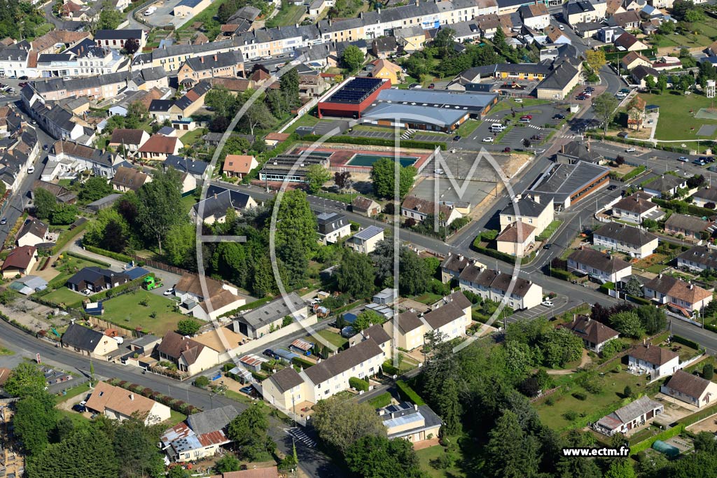 Photo arienne de Crans-Foulletourte