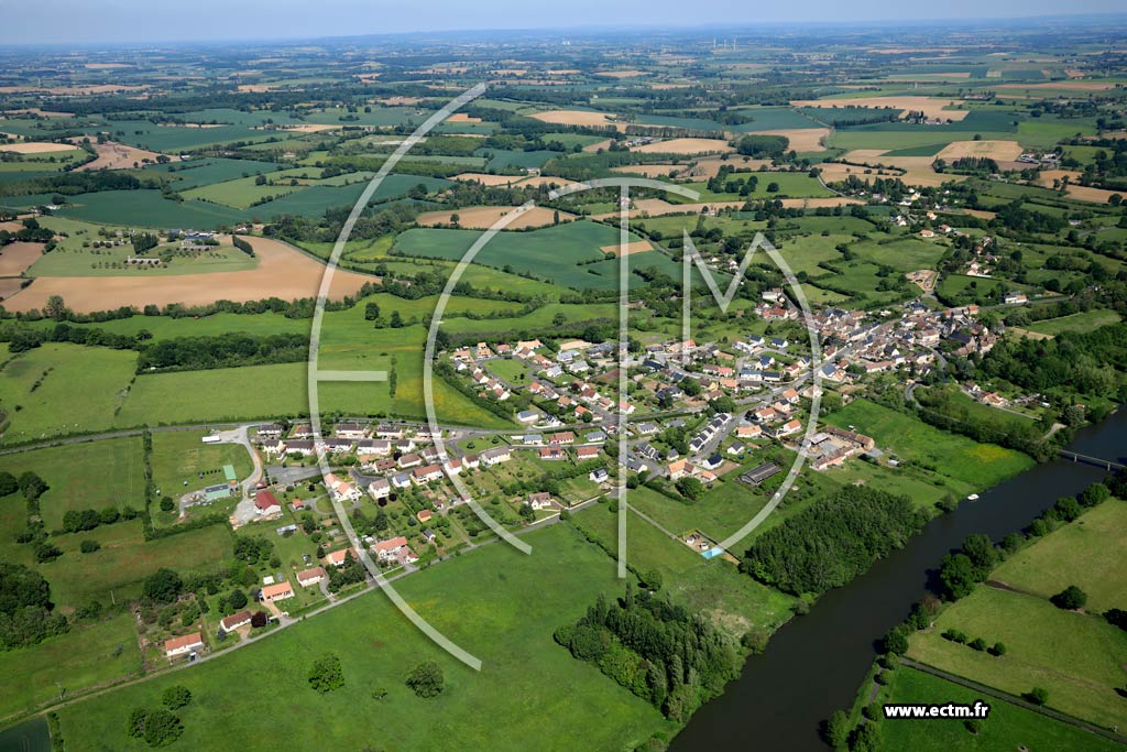 Photo arienne de Ferc-sur-Sarthe