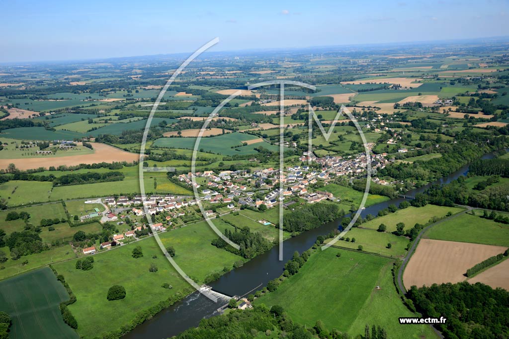 Photo arienne de Ferc-sur-Sarthe