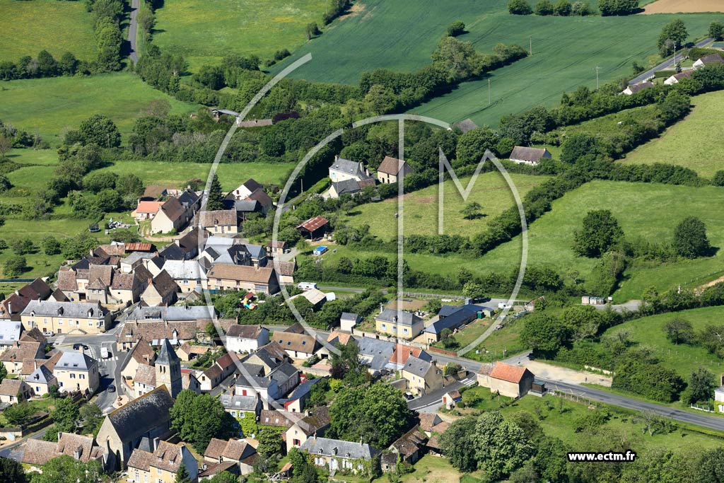 Photo arienne de Ferc-sur-Sarthe