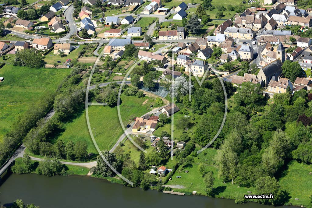 Photo arienne de Ferc-sur-Sarthe