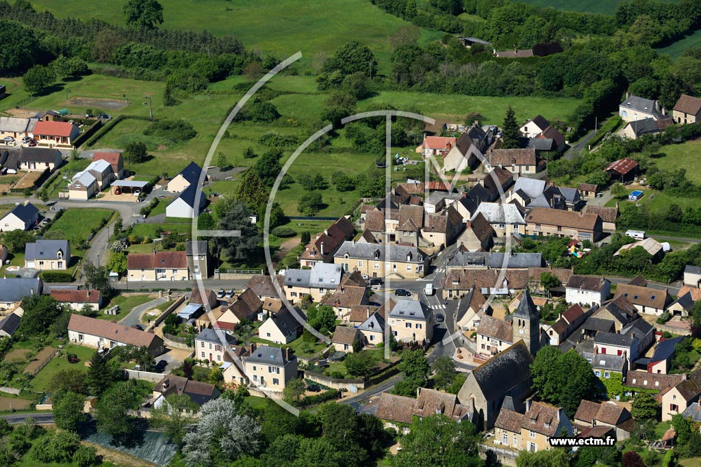 Photo arienne de Ferc-sur-Sarthe