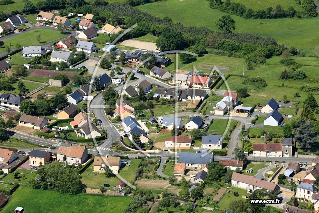 Photo arienne de Ferc-sur-Sarthe
