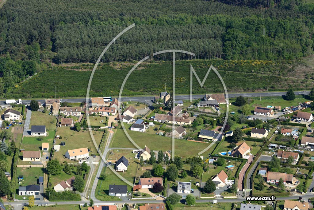 Photo arienne de Parign-le-Plin (La Chnaie)