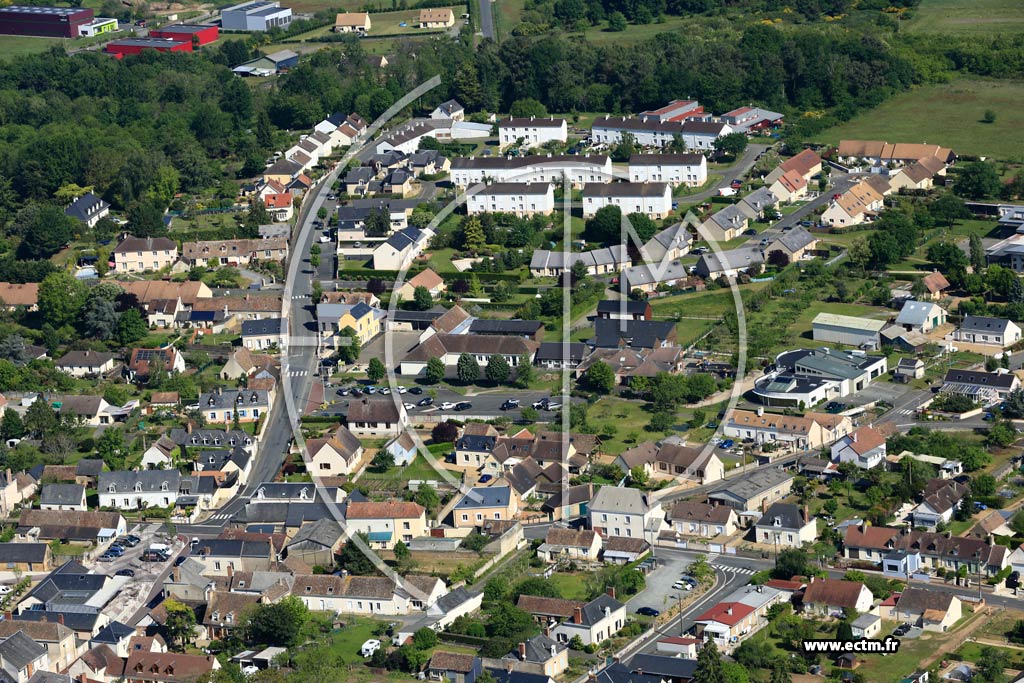 Photo arienne de Roz-sur-Sarthe