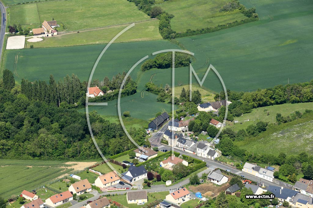 Photo arienne de Soulign-Flac
