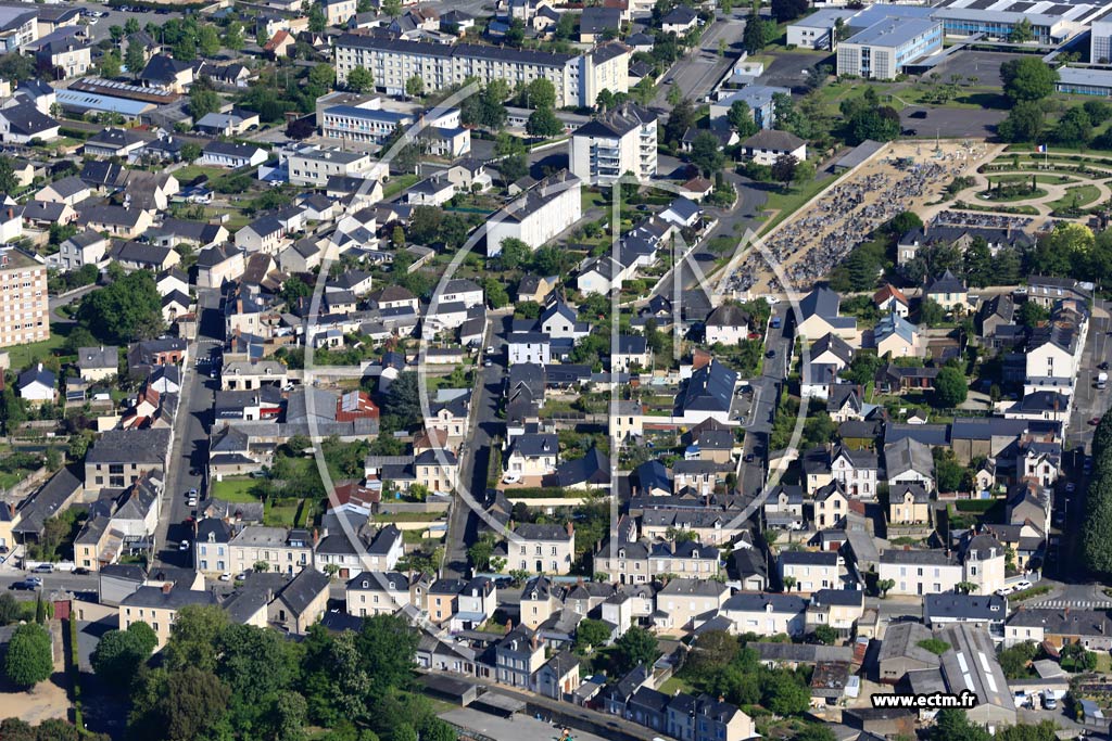 Photo arienne de Chteau-Gontier (Rive Droite)