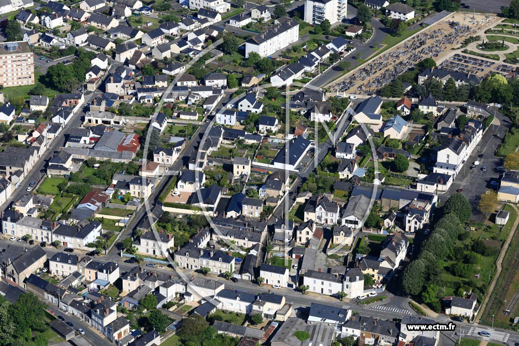 Photo arienne de Chteau-Gontier (Rive Droite)
