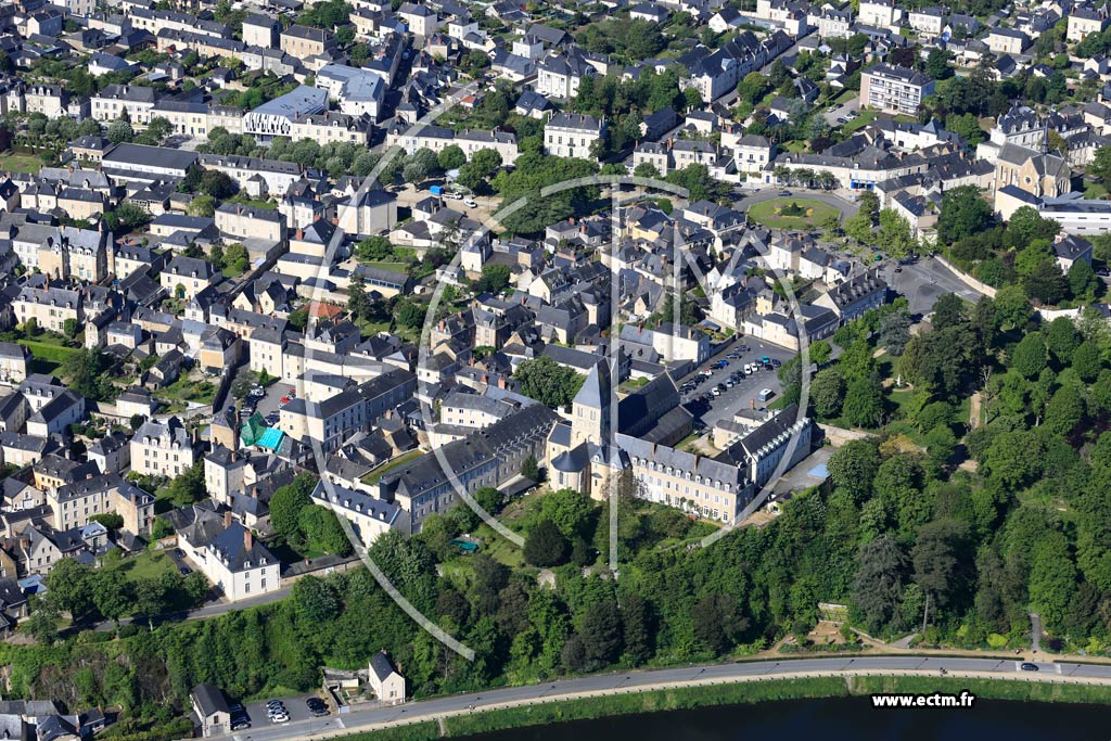 Photo arienne de Chteau-Gontier (Rive Gauche)