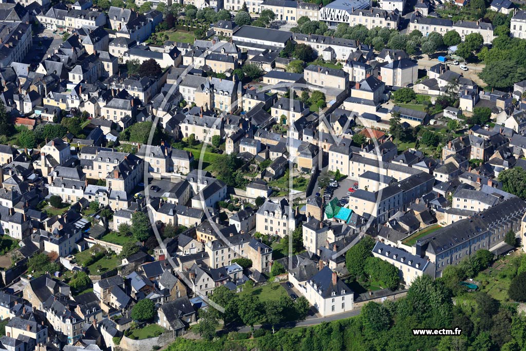 Photo arienne de Chteau-Gontier (Rive Gauche)