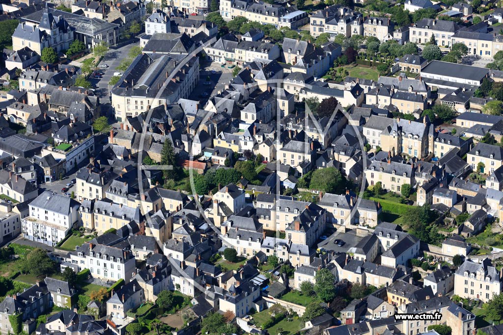 Photo arienne de Chteau-Gontier (Rive Gauche)