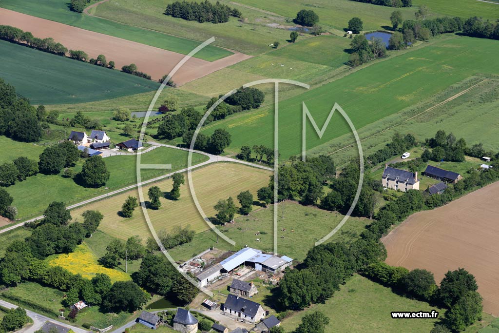 Photo arienne de La Boissiere (La Haute Bergerie)