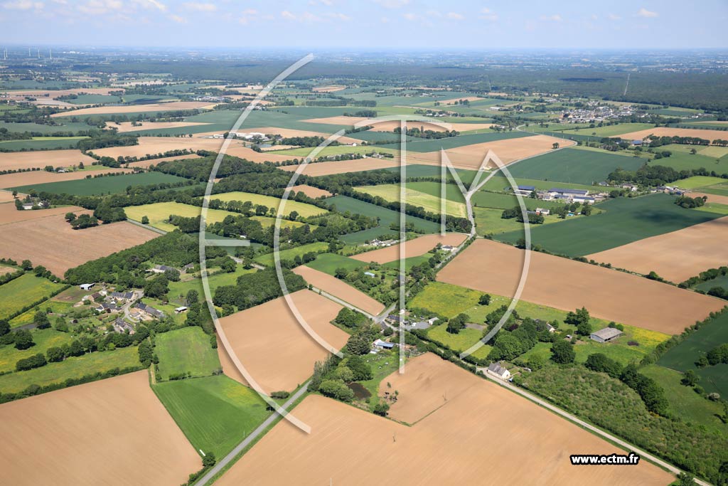 Photo arienne de La Rouaudire (Les Quatre Routes)
