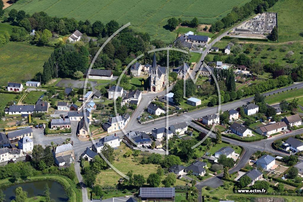 Photo arienne de Saint-Martin-du-Limet