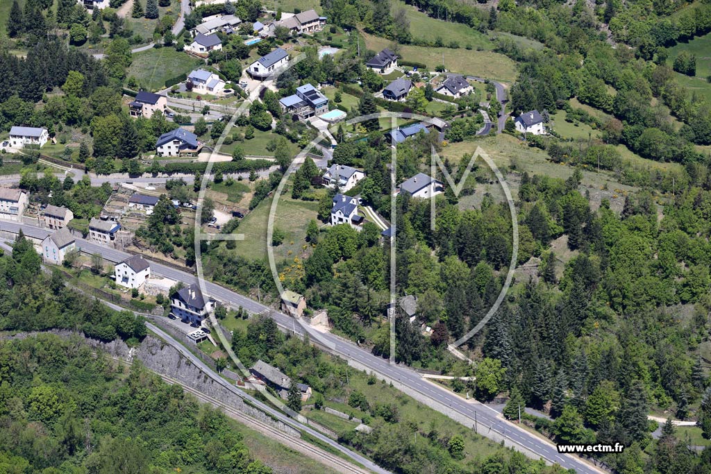 Photo arienne de Badaroux