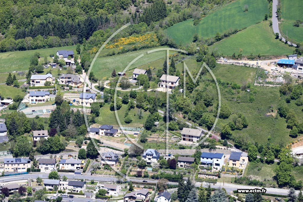 Photo arienne de Badaroux