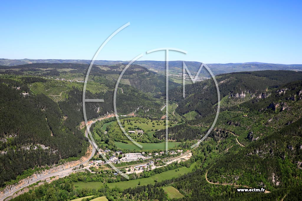 Photo arienne de Balsiges (Le Luxembourg)