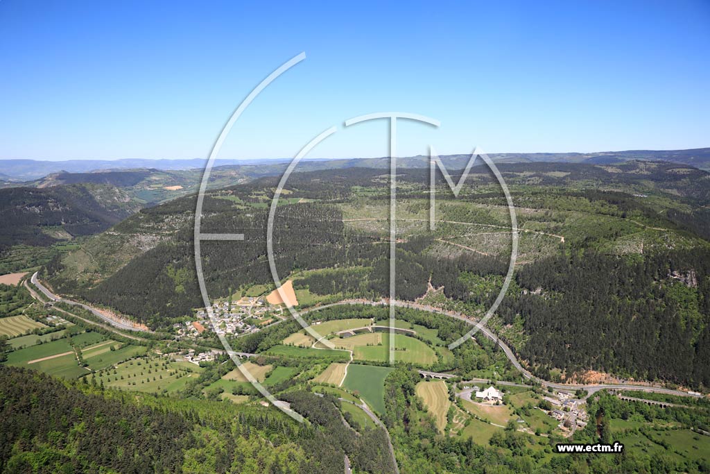 Photo arienne de Balsiges (Le Villaret)