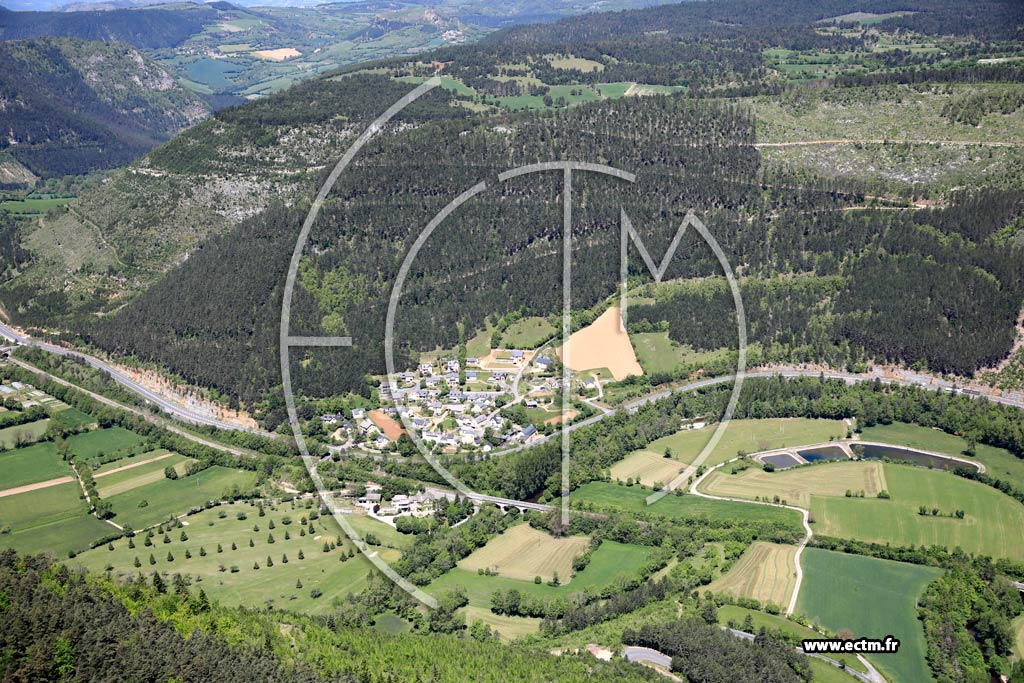 Photo arienne de Balsiges (Le Villaret)