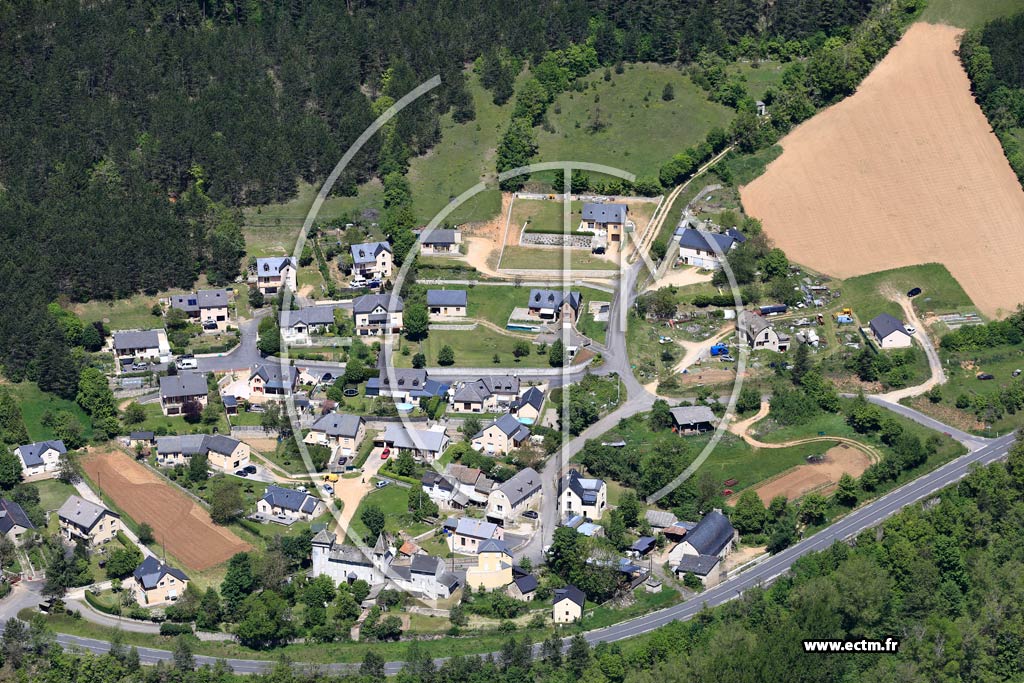 Photo arienne de Balsiges (Le Villaret)